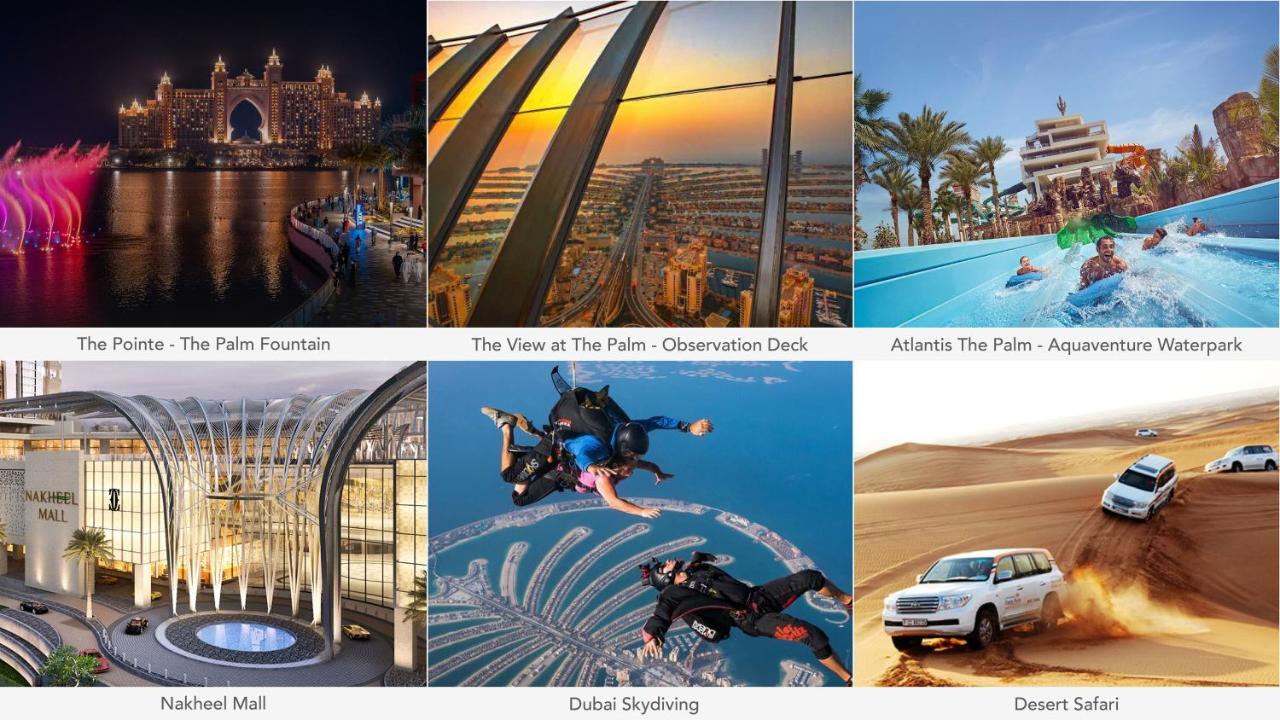 Maison Privee - Charming Apt With Sea View On The Palm Jumeirah ドバイ エクステリア 写真